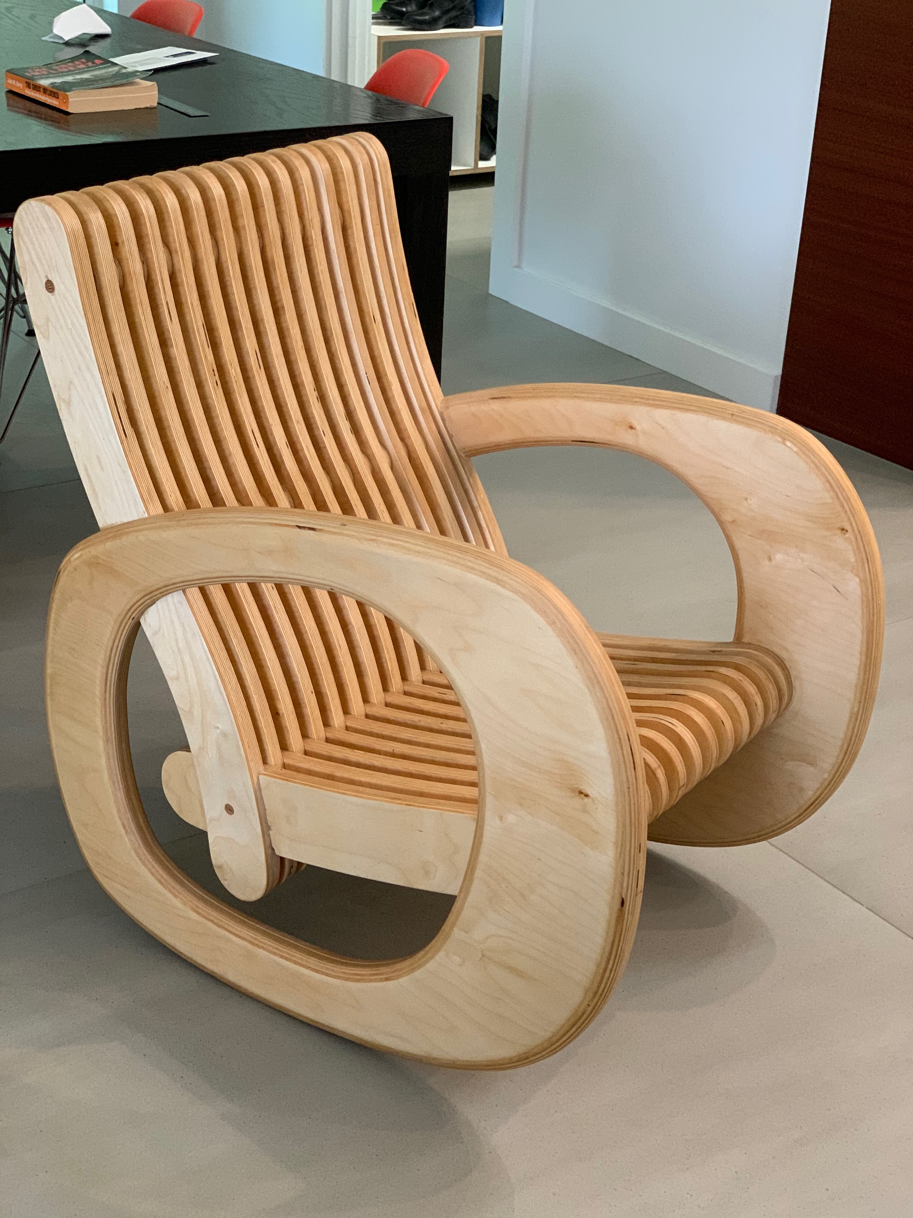Bent Plywood Rocking Chair